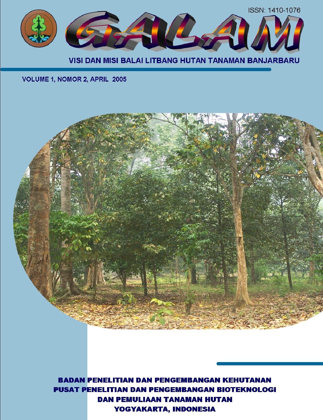 Cover Galam Vol.I No.2 April 2005
